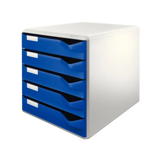 Irattároló, műanyag, 5 fiókos, LEITZ "Standard", kék Irattároló, műanyag, 5 fiókos, LEITZ "Standard", kék