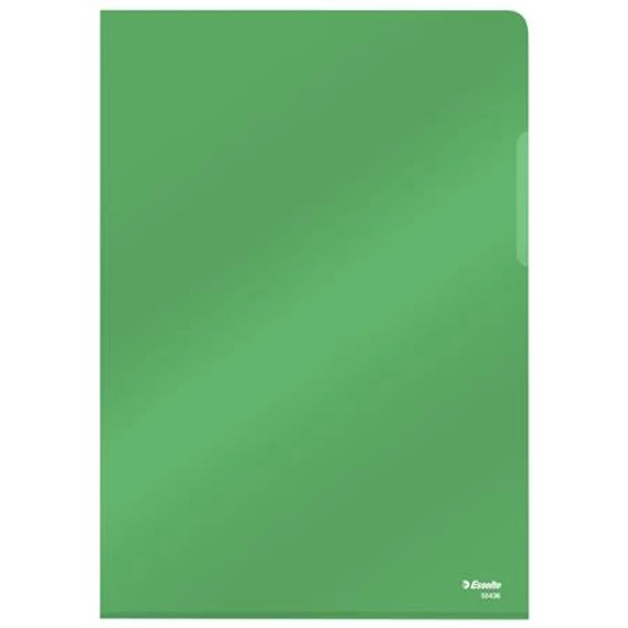 Genotherm, "L", A4, 150 mikron, víztiszta felület, ESSELTE "Luxus", zöld