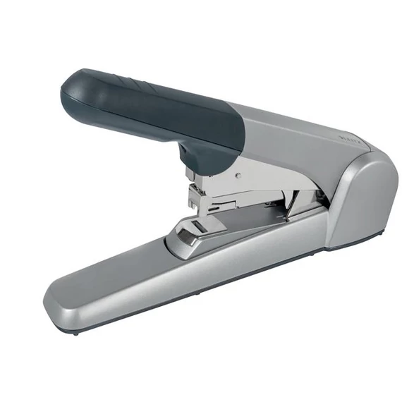 Tűzőgép, nagyteljesítményű, 25/10, 60 lap, LEITZ "5552", ezüst