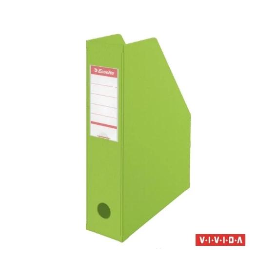 Iratpapucs, PVC/karton, 70 mm, összehajtható, ESSELTE, Vivida zöld Iratpapucs, PVC/karton, 70 mm, összehajtható, ESSELTE, Vivida zöld