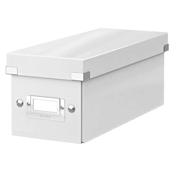 CD-doboz, LEITZ "Click&Store", fehér CD-doboz, LEITZ "Click&Store", fehér