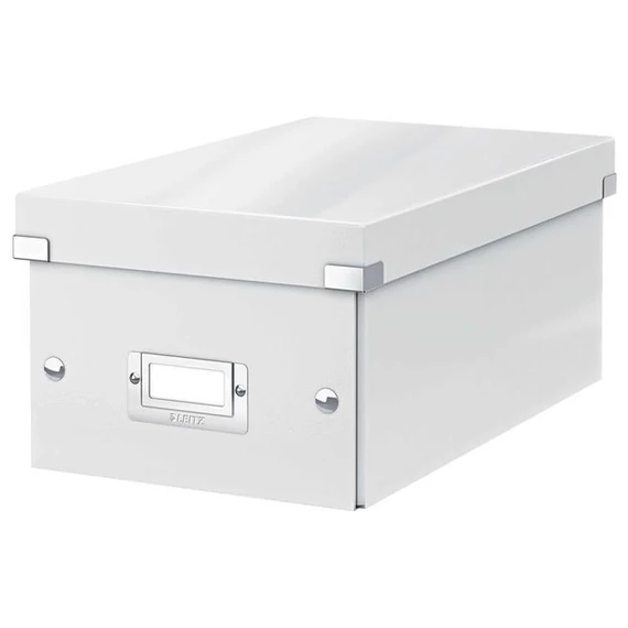 DVD-doboz, LEITZ "Click&Store", fehér DVD-doboz, LEITZ "Click&Store", fehér