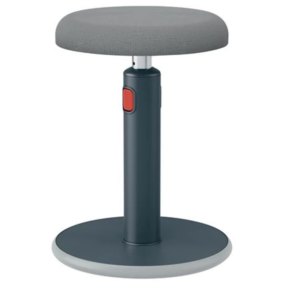 Ülő/álló szék, ergonomikus, LEITZ "Ergo Cosy Active", bársonyszürke