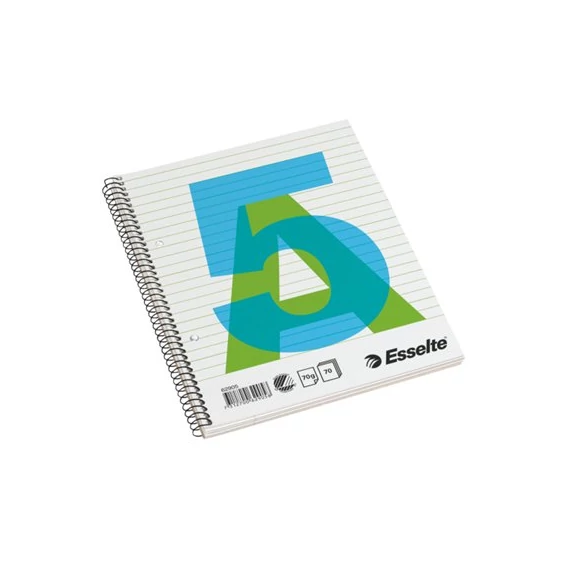 Spirálfüzet, A5, vonalas, 70 lap, ESSELTE