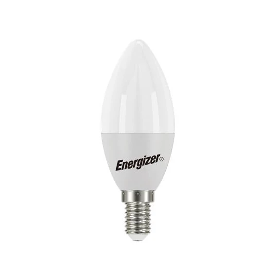 LED izzó, E14, gyertya, 4,9W (40W), 470lm, 3000K, ENERGIZER