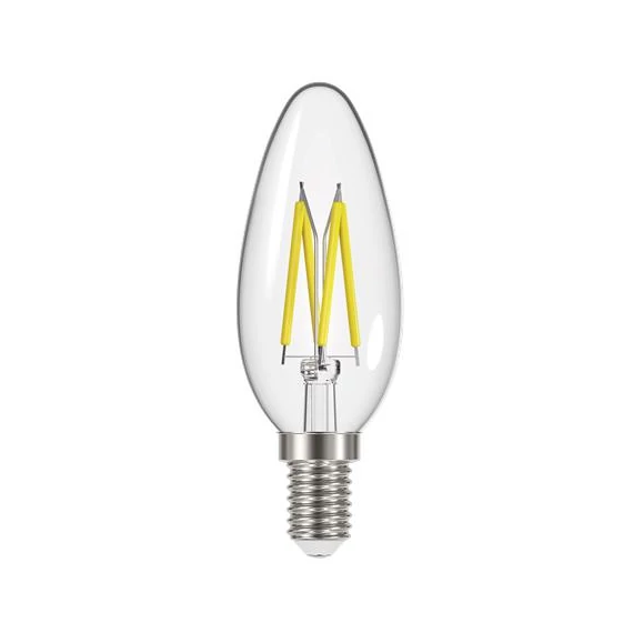 LED izzó, E14, filament gyertya, 4W (40W), 470lm, 2700K, ENERGIZER