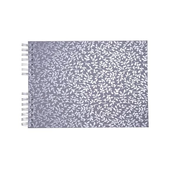 Fotóalbum, spirál, 32x22 cm, 25 lap, EXACOMPTA "Autentik", kékesszürke