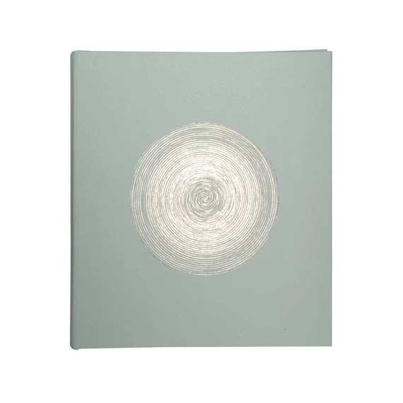 Fotóalbum, 29x32 cm, 30 lap, EXACOMPTA "Ellipse", szürkészöld