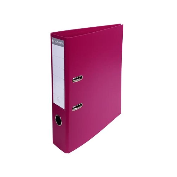 Iratrendező, 70 mm, A4, PVC, EXACOMPTA, fuxia