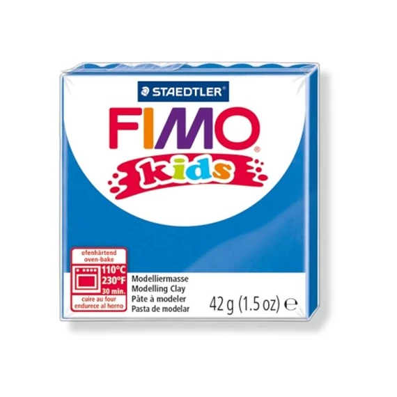 Gyurma, 42 g, égethető, FIMO "Kids", kék