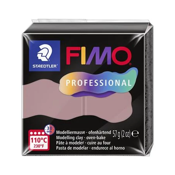 Gyurma, 57 g, égethető, FIMO "Professional", dusty pink