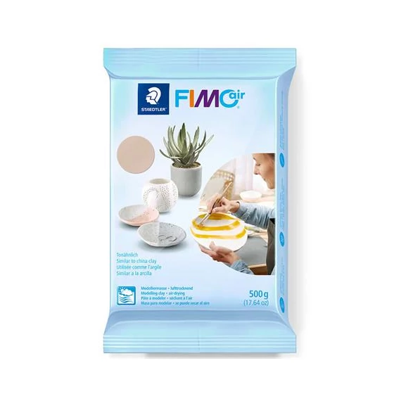 Gyurma, 500 g, levegőre száradó, FIMO "Air Basic", bőrszín
