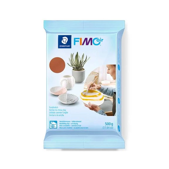 Gyurma, 500 g, levegőre száradó, FIMO "Air Basic", terrakotta