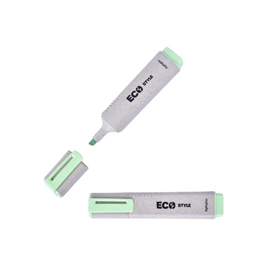 Szövegkiemelő, 1-4 mm, FLEXOFFICE "HL05 Eco Style", zöld