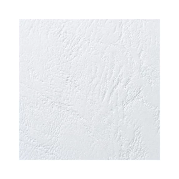 Hátlap, A4, 250 g, bőr mintázat, GBC "LeatherGrain", fehér