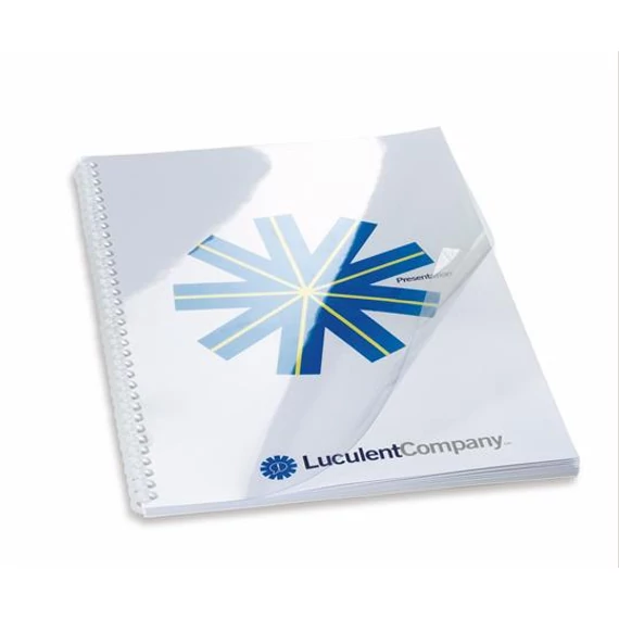 Előlap, A4, 150 mikron, GBC "HiClear", áttetsző Előlap, A4, 150 mikron, GBC "HiClear", áttetsző