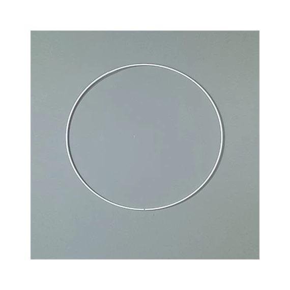 Fém karika, fehér, EFCO, 18 cm