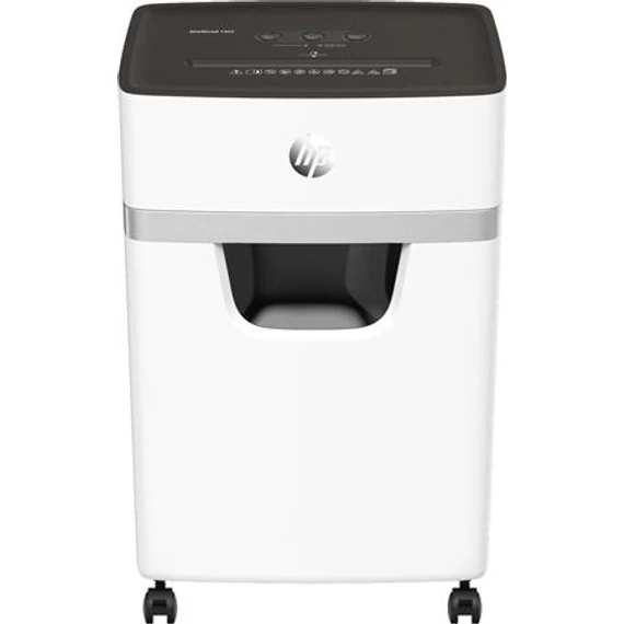 Iratmegsemmisítő, konfetti, 15 lap, HP "Oneshred 15CC", világosszürke