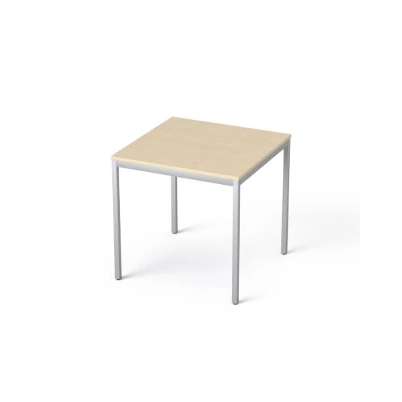 Általános asztal fémlábbal, 75x75 cm, MAYAH "Freedom SV-37", juhar