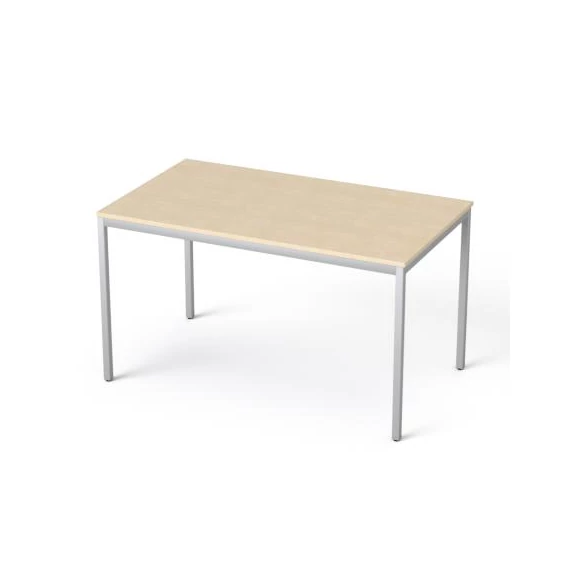 Általános asztal fémlábbal, 75x130 cm, MAYAH "Freedom SV-38", juhar