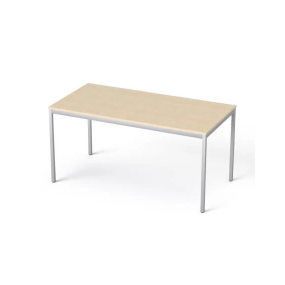 Általános asztal fémlábbal, 75x150 cm, MAYAH "Freedom SV-39", juhar