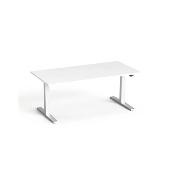 Állítható magasságú íróasztal, 160x80 cm, MAYAH "Freedom SV-303", fehér