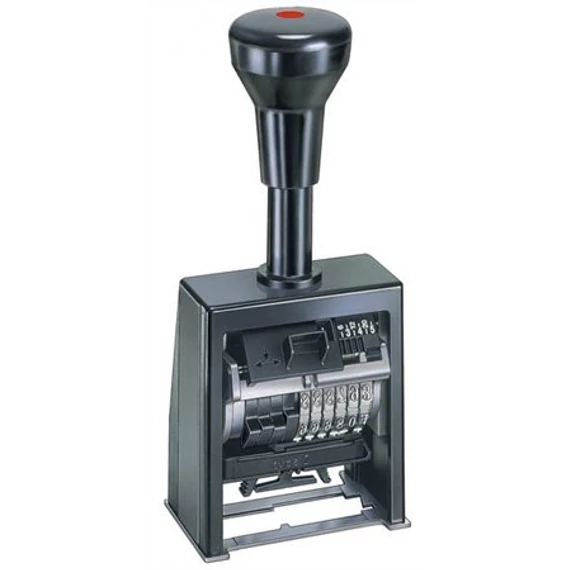 Sorszámbélyegző, automata, műanyag, 6 karakter, 4,5 mm, REINER, "B6K", Block Sorszámbélyegző, automata, műanyag, 6 karakter, 4,5 mm, REINER, "B6K", Block