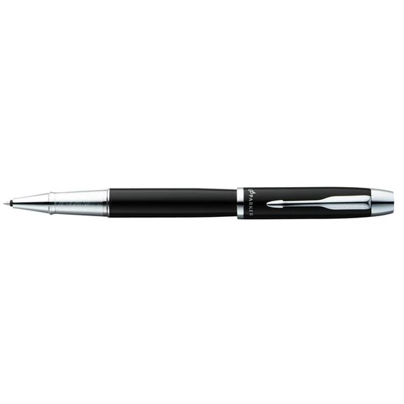 Rollertoll, 0,5 mm, ezüst színű klip, fekete tolltest, PARKER "IM Royal", fekete Rollertoll, 0,5 mm, ezüst színű klip, fekete tolltest, PARKER "IM Royal", fekete