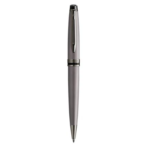 Golyóstoll, 0,7 mm, metál ezüst tolltest, ezüst klip, WATERMAN "Expert Special Edition", kék