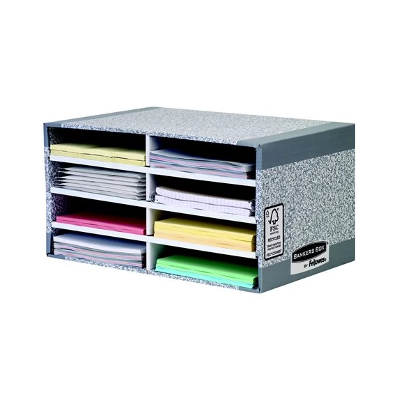 Irattároló, asztali, karton, "BANKERS BOX® SYSTEM by FELLOWES®"