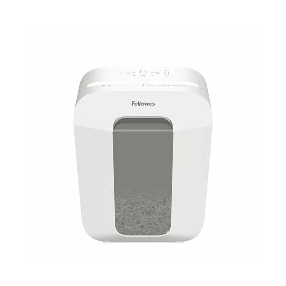 Iratmegsemmisítő, konfetti, 9 lap, FELLOWES "Powershred® LX50" fehér