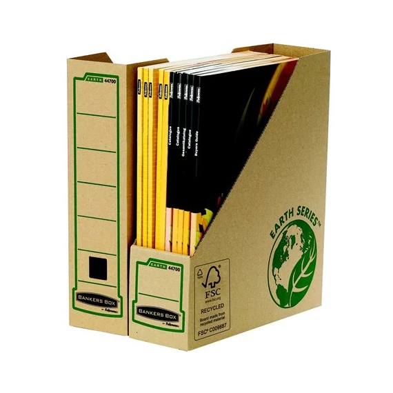 Iratpapucs, karton, 80 mm, "BANKERS BOX® EARTH SERIES by FELLOWES®"