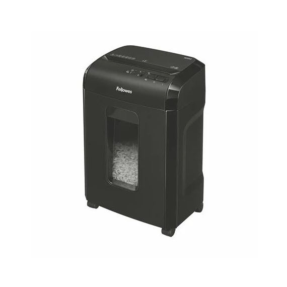 Iratmegsemmisítő, mikrokonfetti, 9 lap, FELLOWES "Microshred® 10M"