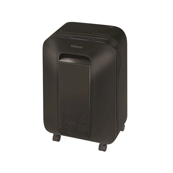 Iratmegsemmisítő, mikrokonfetti, 11 lap, FELLOWES "Powershred LX201", fekete
