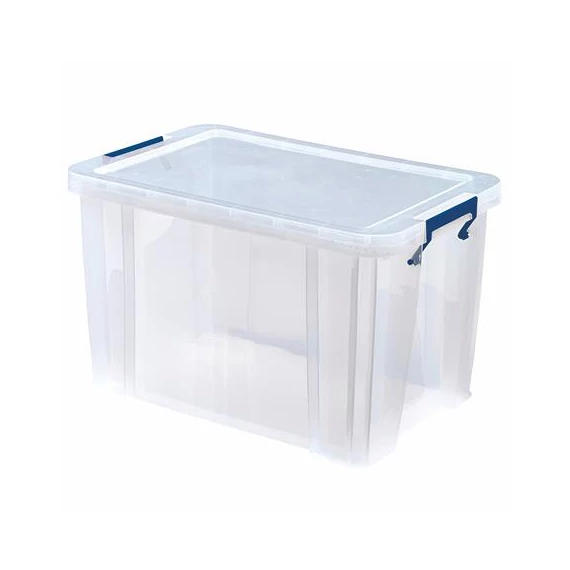 Műanyag tároló doboz, átlátszó, 26 liter, FELLOWES, "ProStore™"