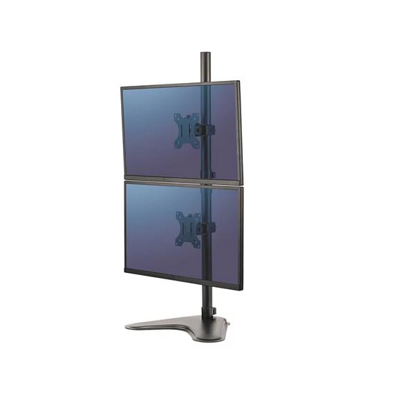 Monitortartó kar, FELLOWES, "Seasa™ Dual Stacking", fekete