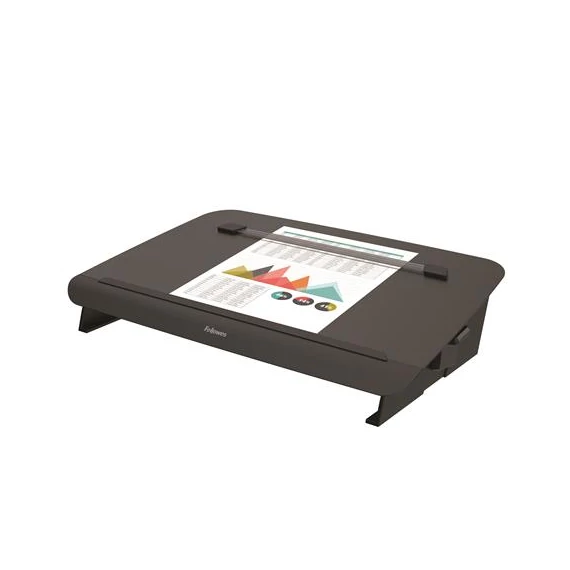 Író pad/dokumentumtartó, FELLOWES "Hana™", fekete