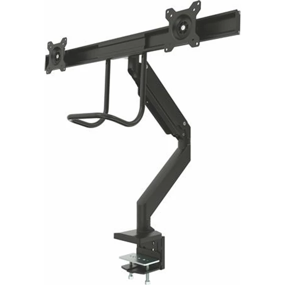 Monitortartó kar, két monitorhoz, FELLOWES "Eppa™ Crossbar", fekete