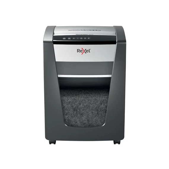 Iratmegsemmisítő, konfetti, 20 lap, REXEL, "Momentum X420"