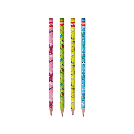 Grafitceruza, HB, háromszögletű, KORES, sárkányos