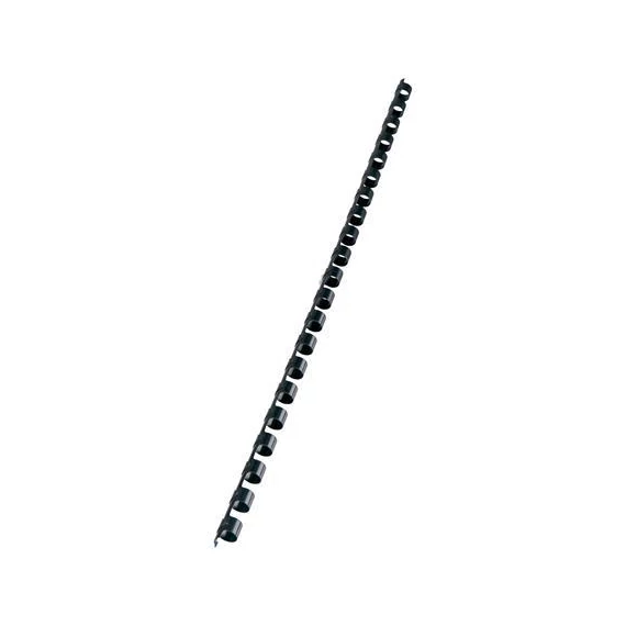 Spirál, műanyag, 10 mm, 41-55 lap, VICTORIA OFFICE, fekete