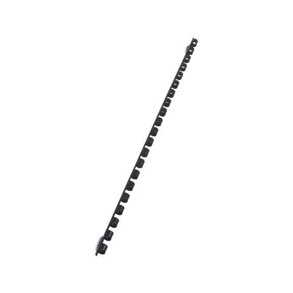 Spirál, műanyag, 6 mm, 10-20 lap, VICTORIA OFFICE, fekete