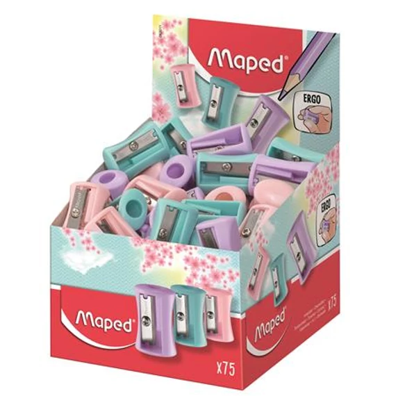 Hegyező display, egylyukú, MAPED "Vivo", vegyes pasztell színek