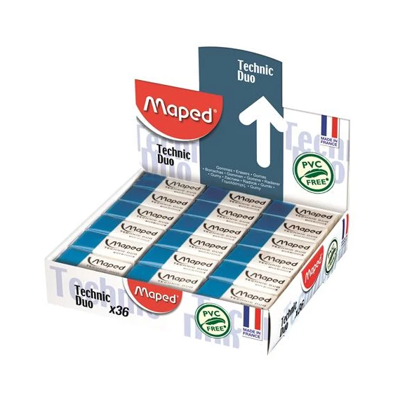 Radír display, kombinált, MAPED "Technic Duo"