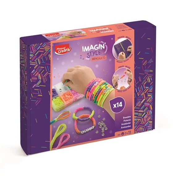 Karkötő készítő készlet, MAPED CREATIV, "Imagin` Style", neon