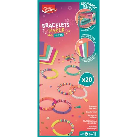 Karkötő készítő készlet utántöltő, MAPED CREATIV "Heishi"