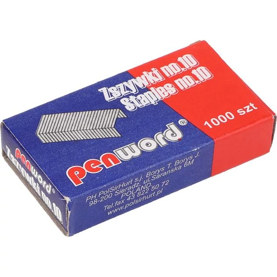 Tűzőkapocs, No. 10 Tűzőkapocs, No. 10