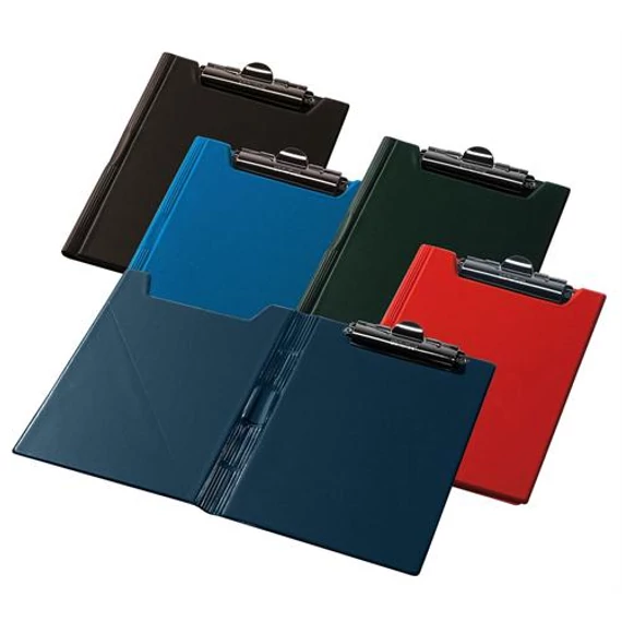 Felírótábla, fedeles, A4, sarokzsebbel, PANTA PLAST, sötétzöld