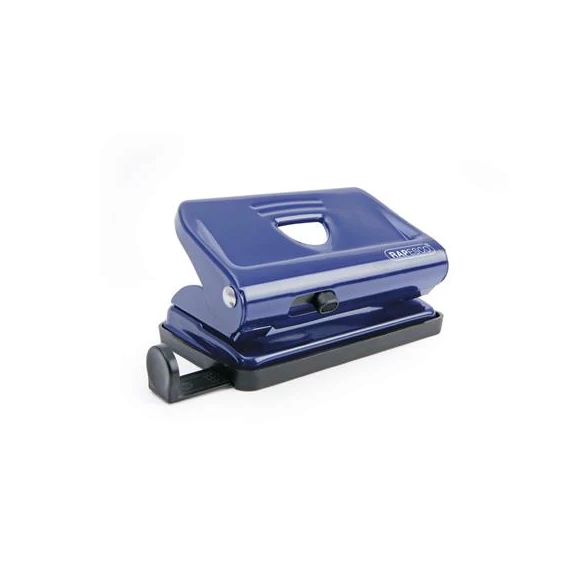 Lyukasztó, kétlyukú, 12 lap, fém, RAPESCO "810", kék Lyukasztó, kétlyukú, 12 lap, fém, RAPESCO "810", kék