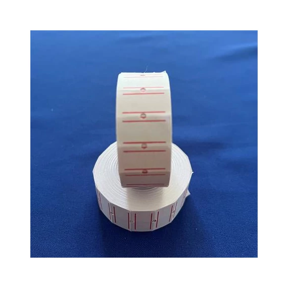 Árazószalag, 21x12 mm, "Motex", csíkos